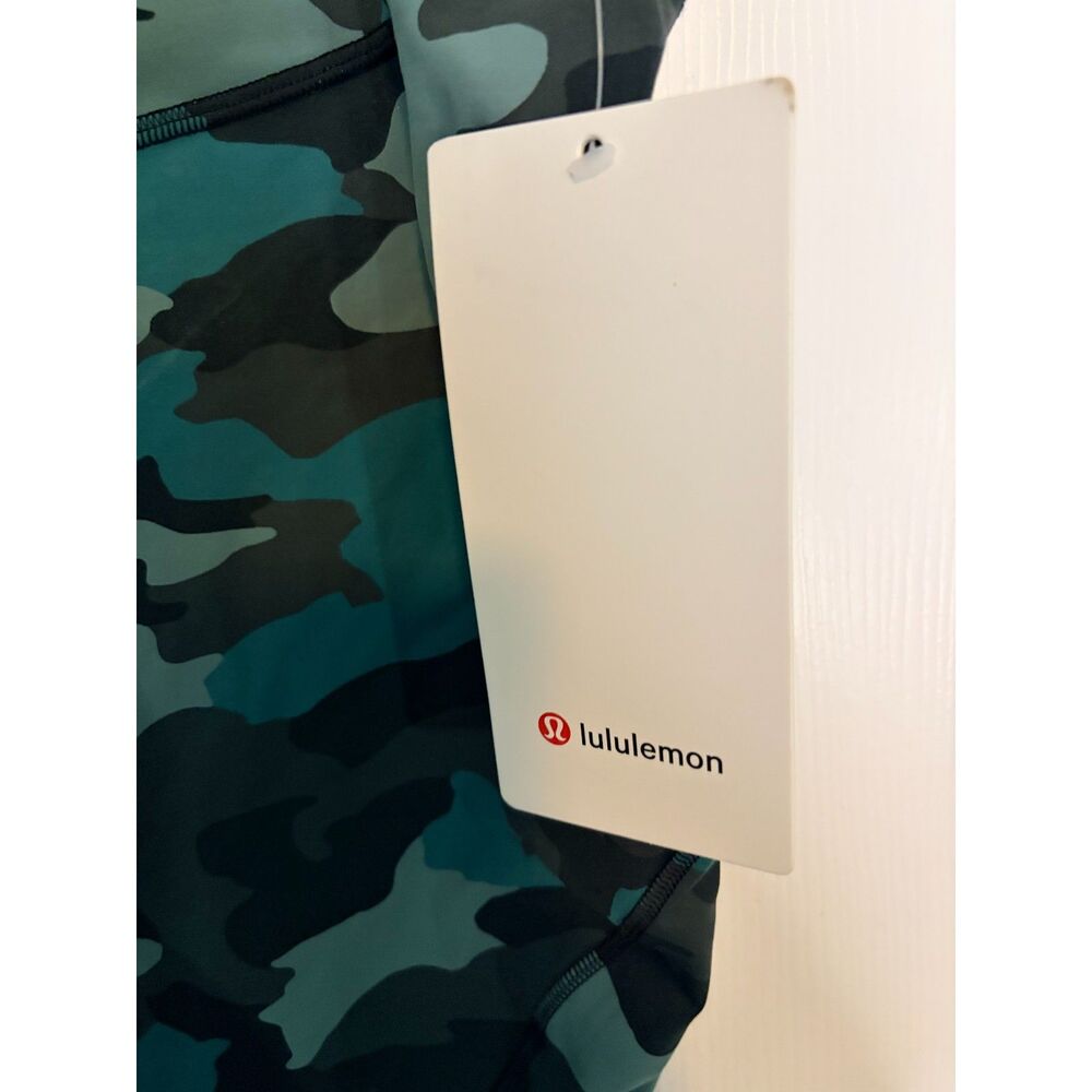 Lululemon Base Pace HR Tight 25 Camo Tidewater Teal Multi NWT Plus Size 20